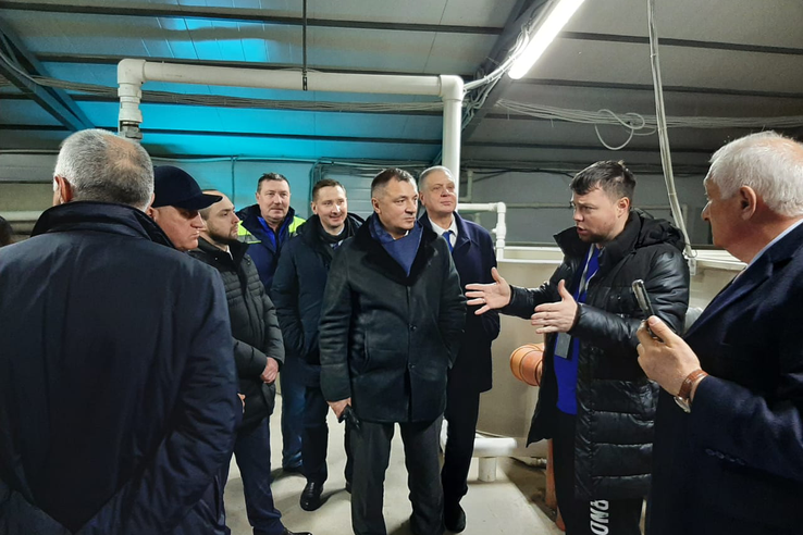 Рабочая встреча Леонида Кротова с коллегами из Абхазии